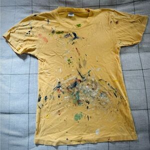 Tshirt with paint on it
